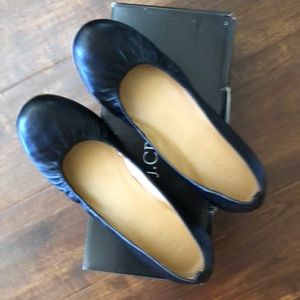 J. Crew Anya Leather Ballet Flats